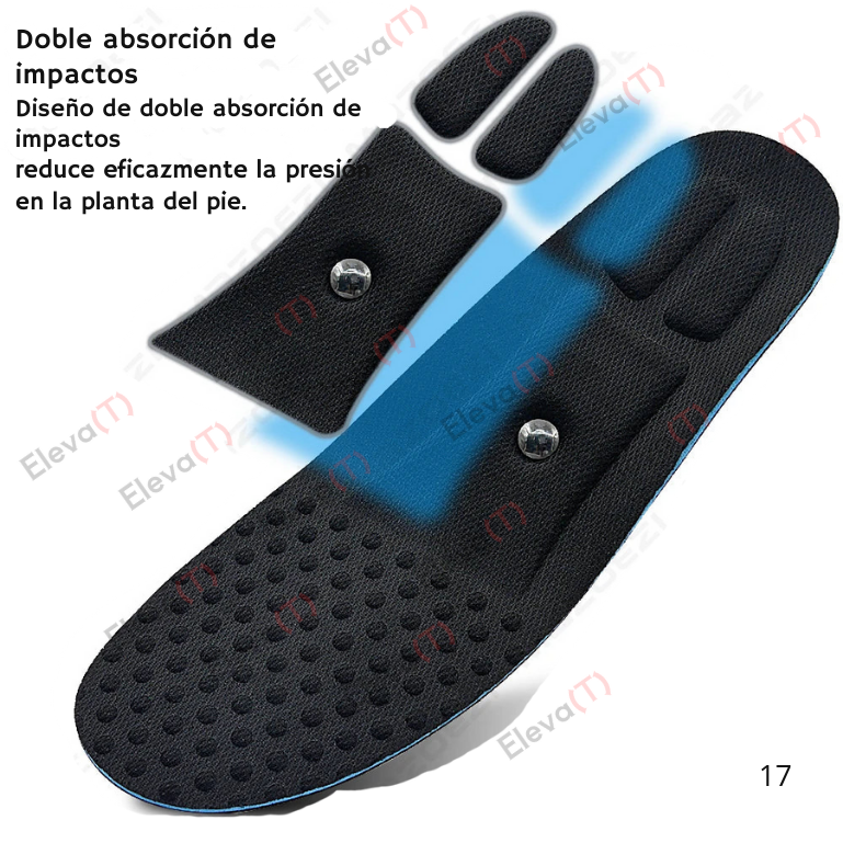 ElevaT Formal Pro | Plantilla Ortopédica Magnética (2-5 cm)
