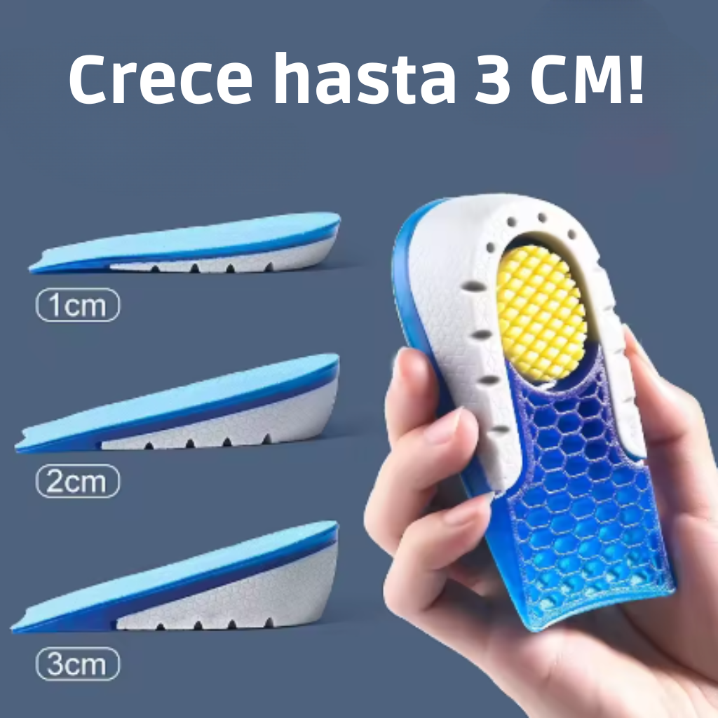ElevaT Medium Signature | Talonera de Altura Ajustable con Gel (1.5 - 3.5 cm)